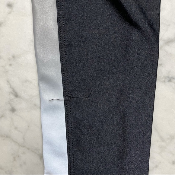 katiej nyc couture Girls Athletic Active Reflective Stripe Gym Leggings Pants - Picture 6 of 7